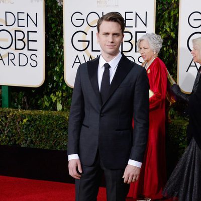 Martin Wallstrom en la alfombra roja de los Globos de Oro 2016