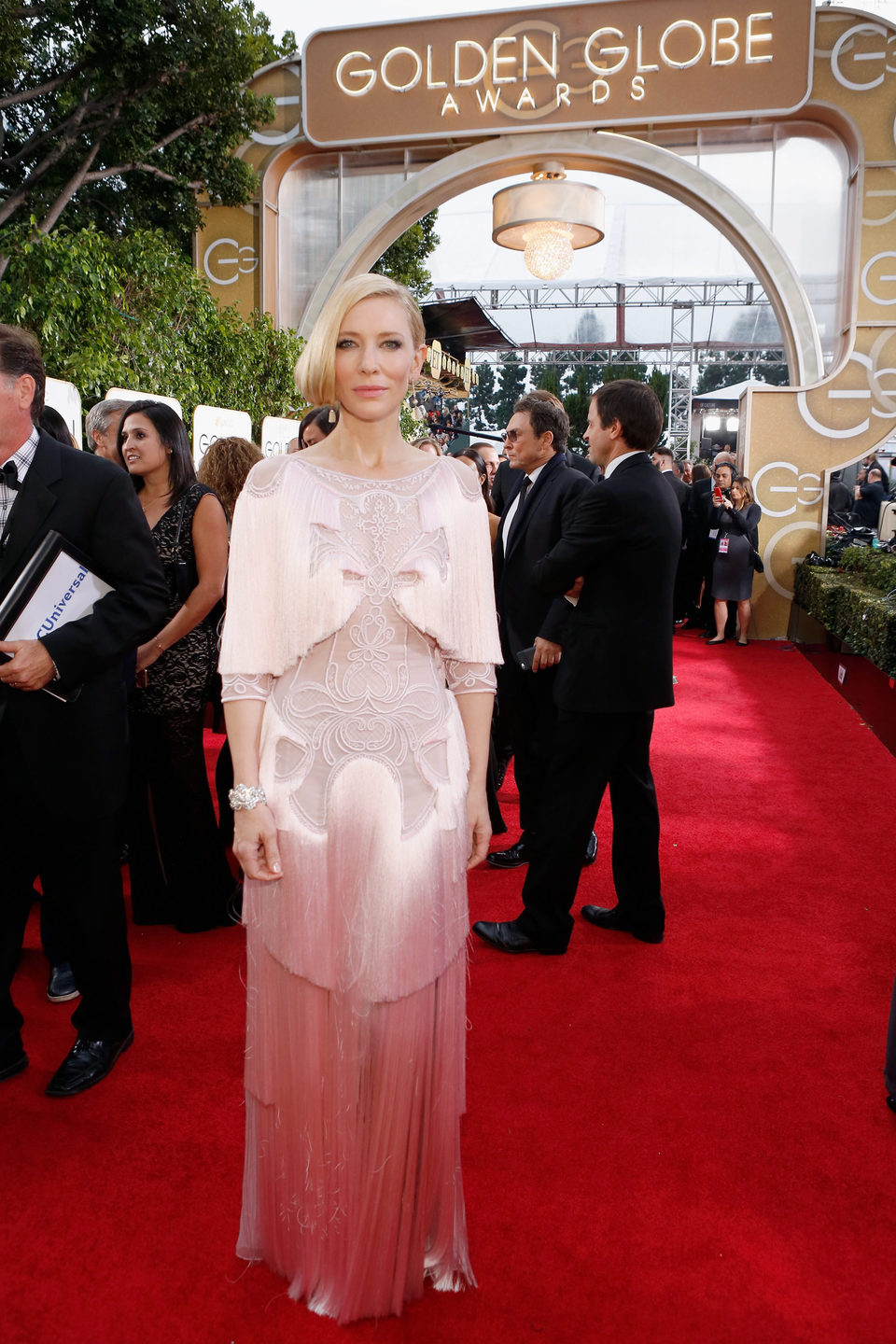 Cate Blanchett en la alfombra roja de los Globos de Oro 2016