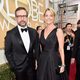 Steve Carell y Nancy Carell en la alfombra roja de los Globos de Oro 2016