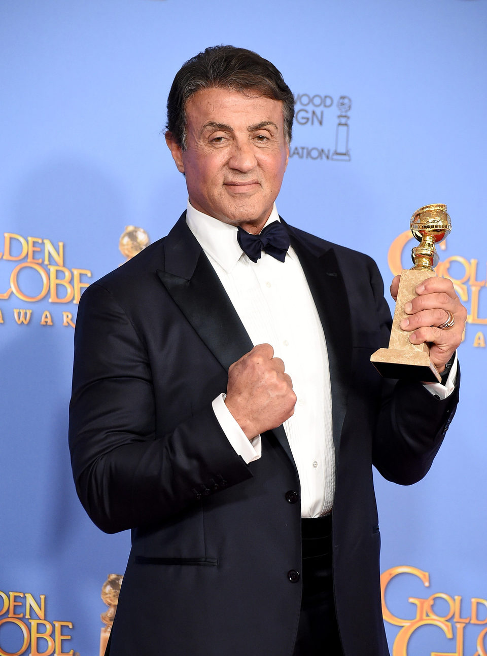 Sylvester Stallone gana el Globo de Oro por 'Creed. La leyenda de Rocky'