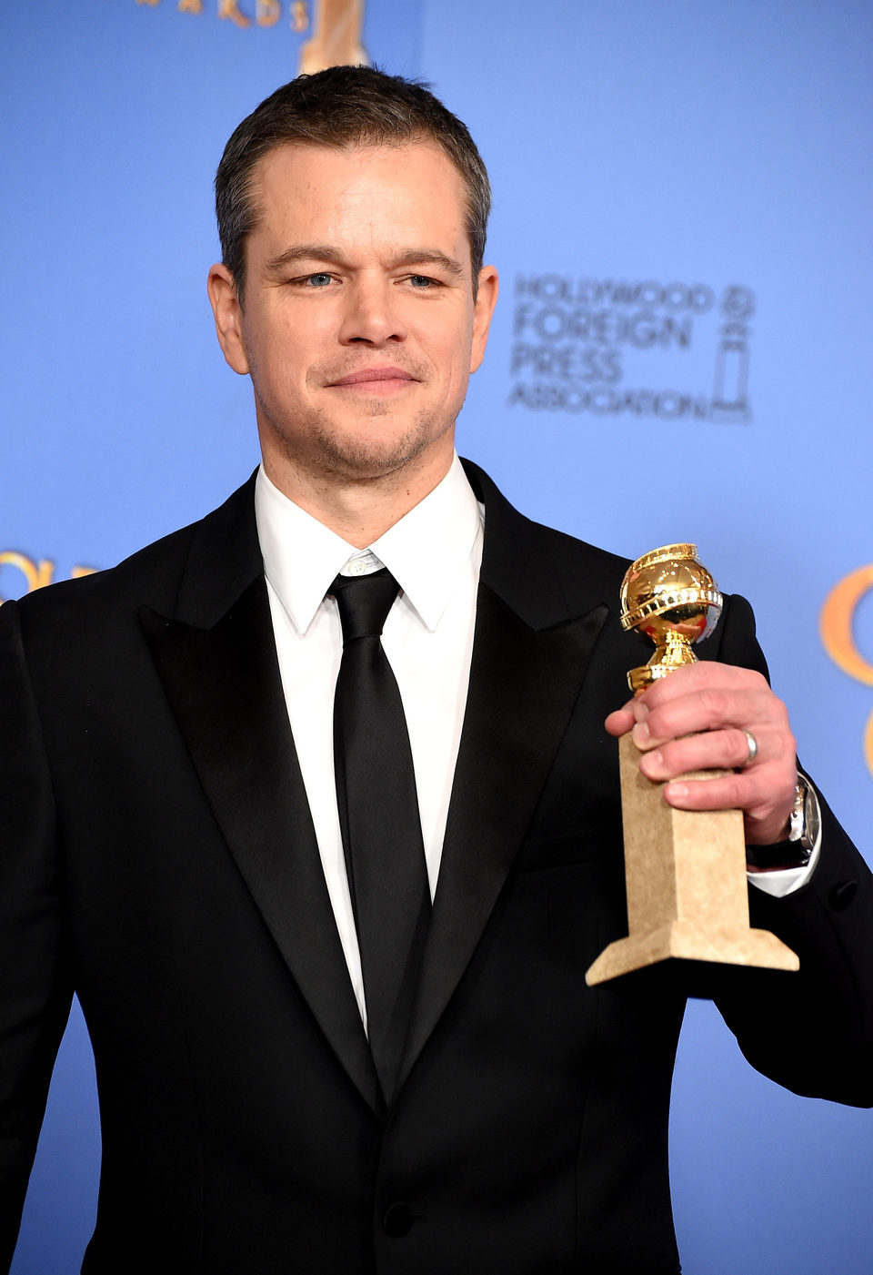 Matt Damon gana el Globo de Oro por 'Marte (The Martian)'