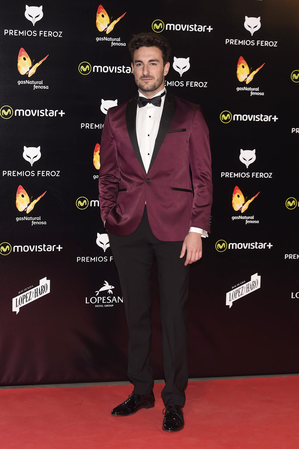 Miki Esparbé en la alfombra roja de los premios Feroz 2016