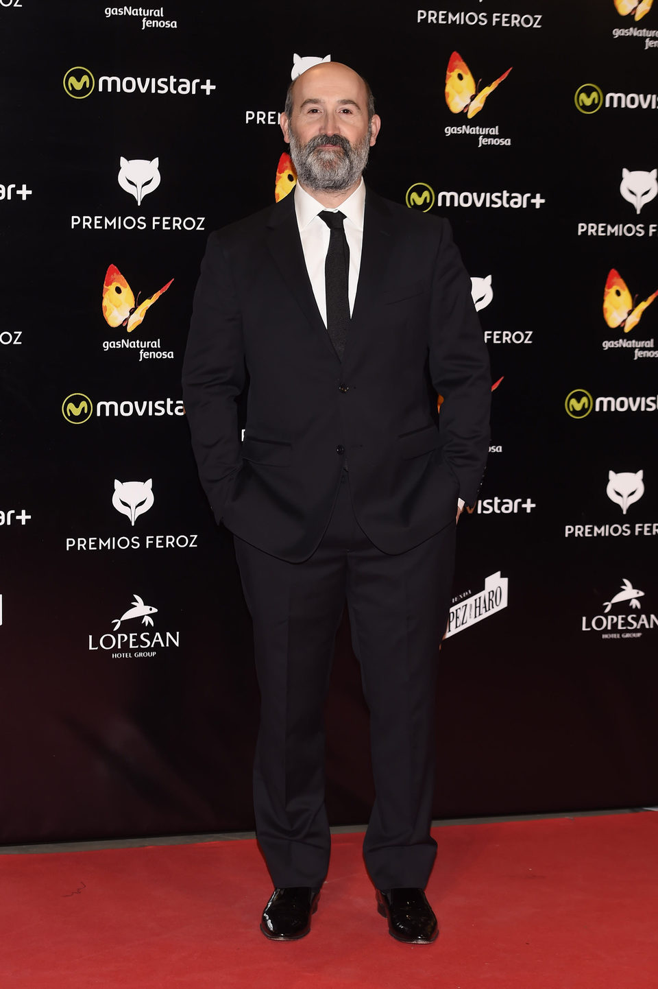 Javier Cámara en la alfombra roja de los Premios Feroz 2016