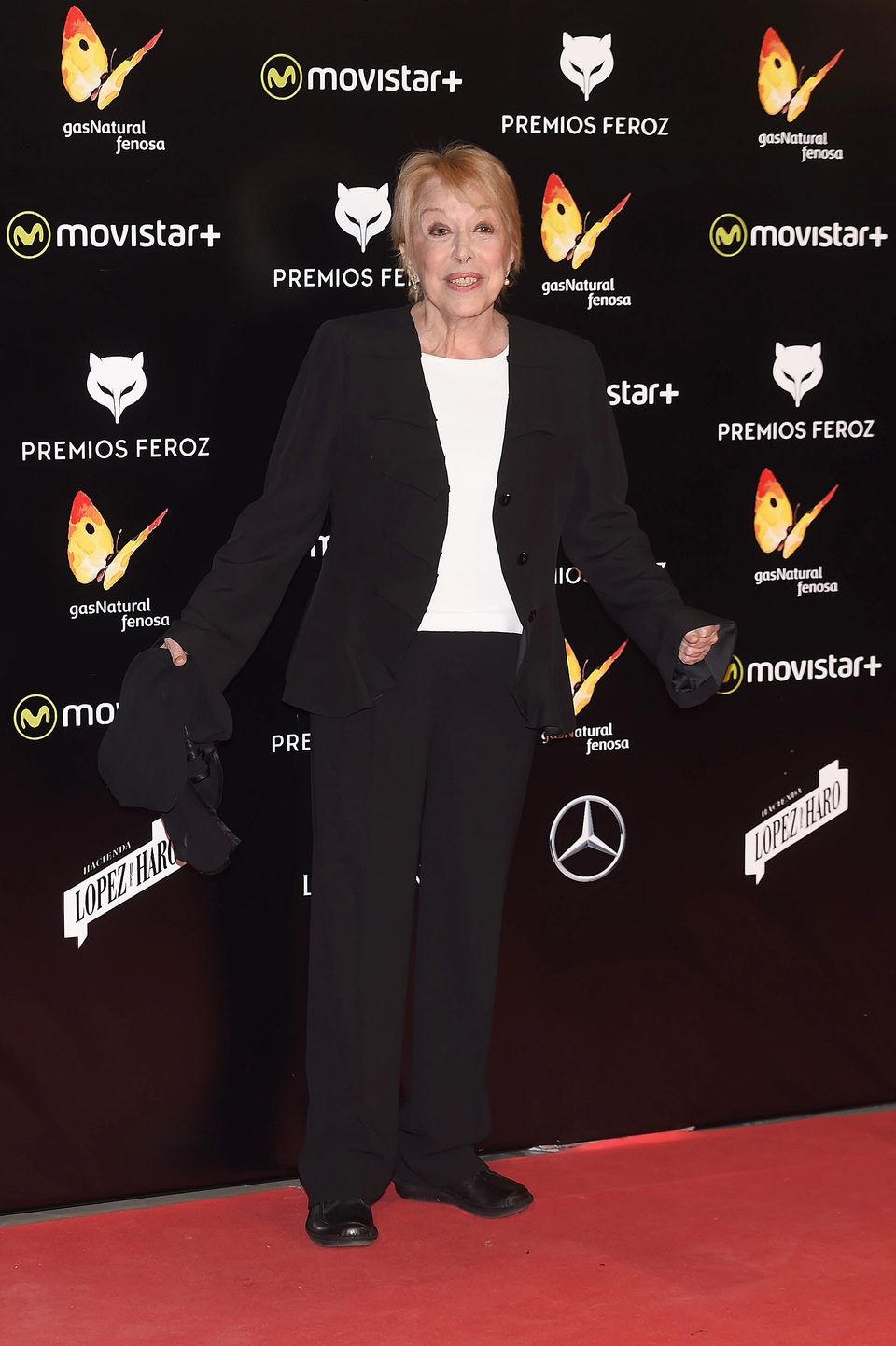 Rosa María Sardá en la alfombra roja de los Premios Feroz 2016