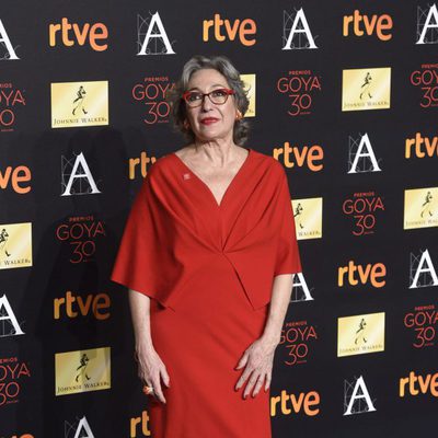 Luisa Gavasa en la cena de los nominados a los Goya 2016