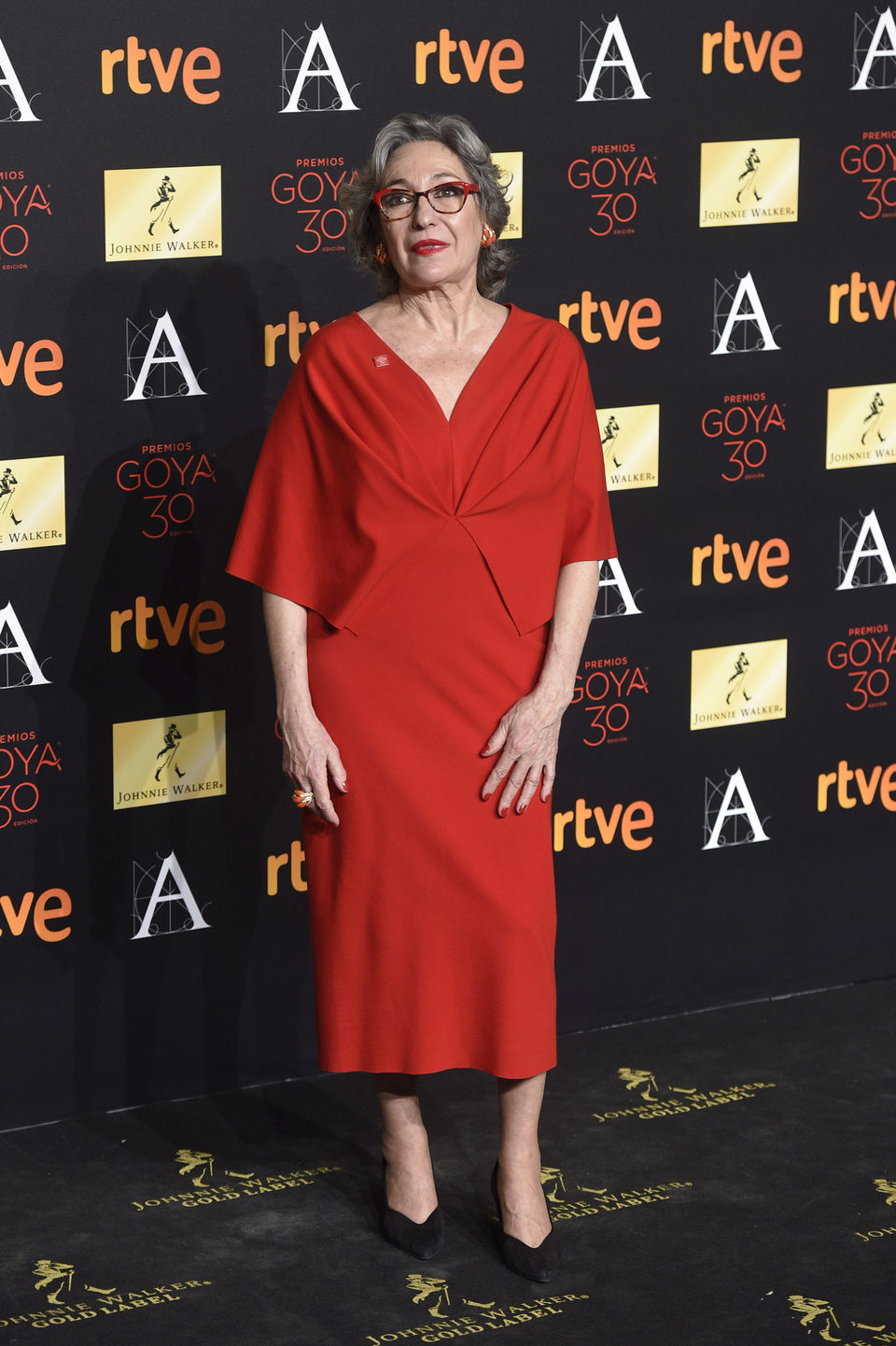 Luisa Gavasa en la cena de los nominados a los Goya 2016