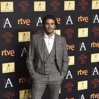 Álex García en la cena de los nominados a los Goya 2016