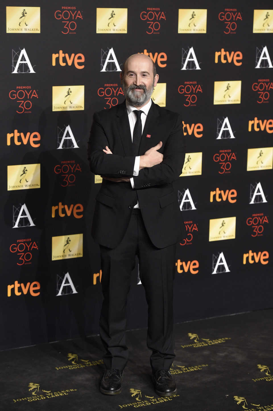 Javier Cámara en la cena de los nominados a los Goya 2016