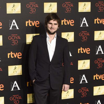 Lucas Vidal en la cena de los nominados a los Goya 2016