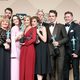 El reparto de 'Downton Abbey' con sus premios en los SAG Awards 2016