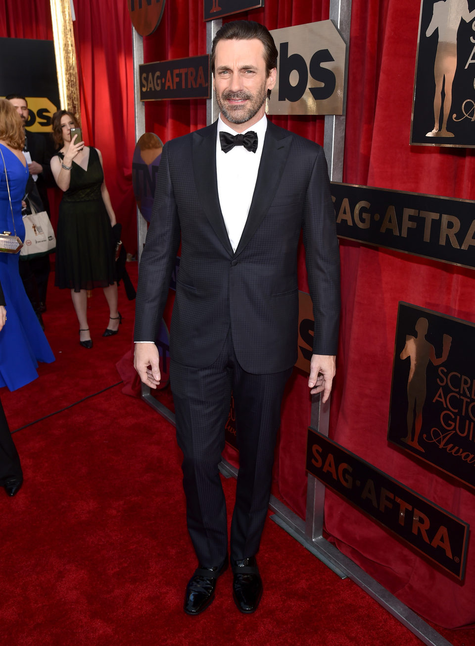 Jon Hamm en la alfombra roja de los SAG Awards 2016