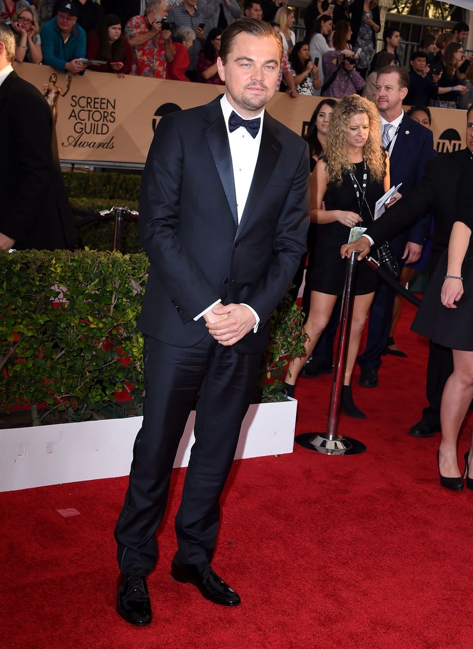 Leonardo DiCaprio en la alfombra roja de los SAG Awards 2016