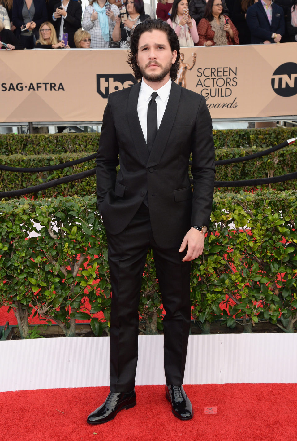 Kit Harington en la alfombra roja de los SAG Awards 2016