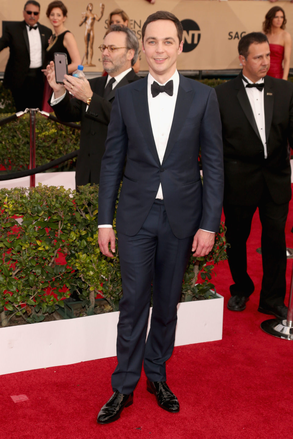 Jim Parsons en la alfombra roja de los SAG Awards 2016