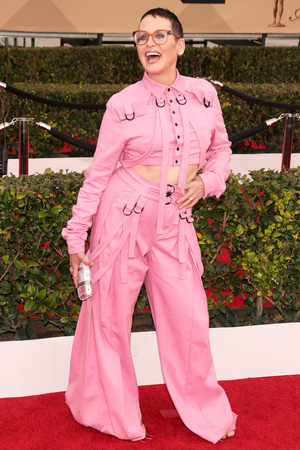 Lori Petty en la alfombra roja de los SAG Awards 2016