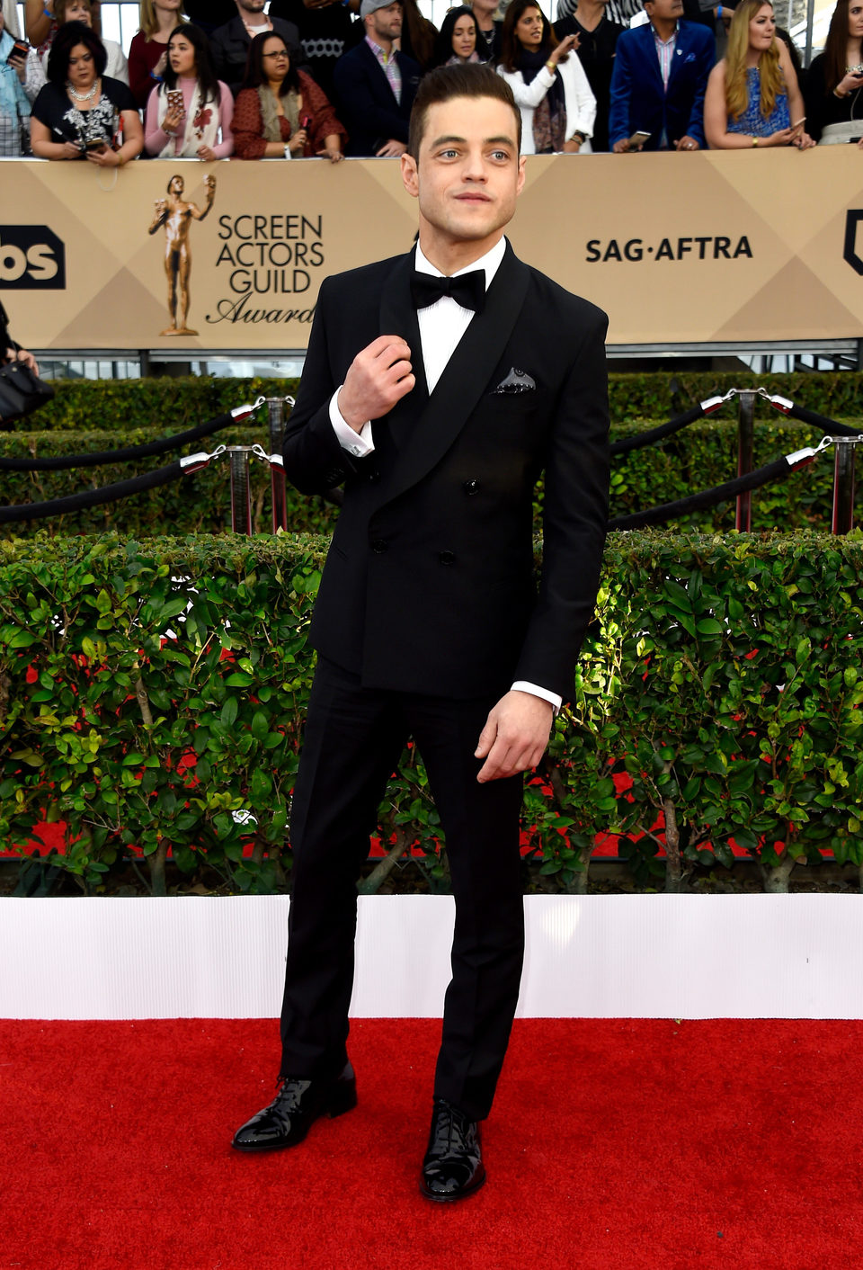 Rami Malek en la alfombra roja de los SAG Awards 2016