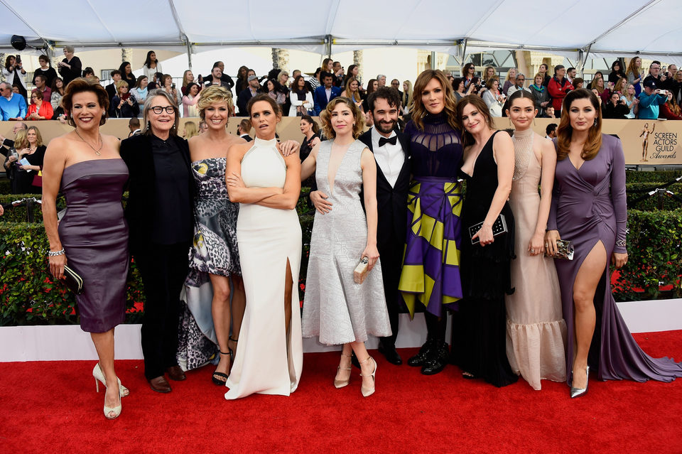 El reparto de 'Transparent' en la alfombra roja de los SAG Awards 2016