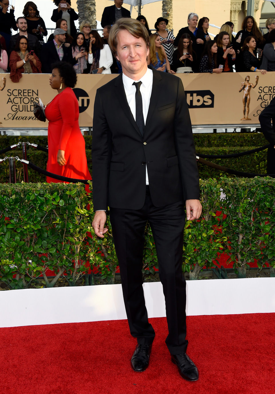 Tom Hooper en la alfombra roja de los SAG Awards 2016