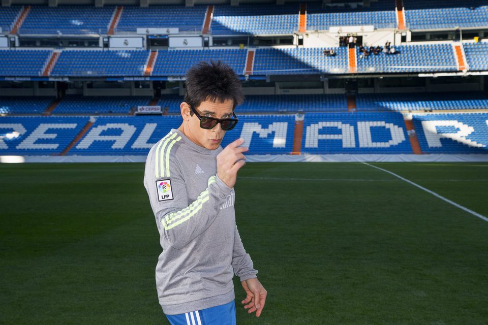 Derek Zoolander posa en el Santiago Bernabéu