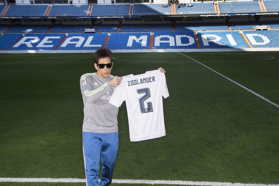 Derek Zoolander en el Santiago Bernabéu