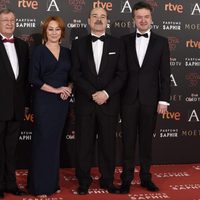 Gracia Querejeta y Antonio Resines en los premios Goya 2016