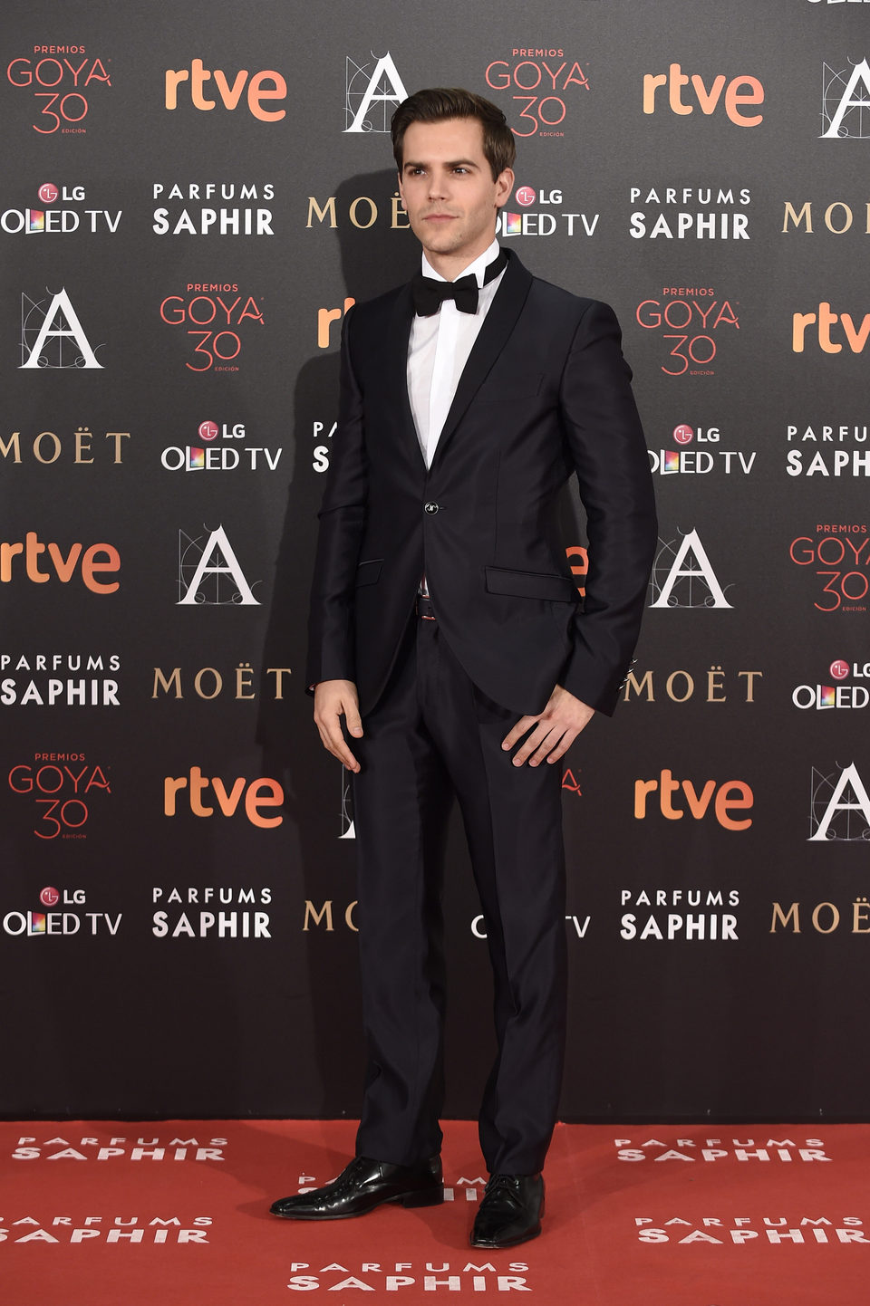 Marc Clotet en la alfombra roja de los Premios Goya 2016