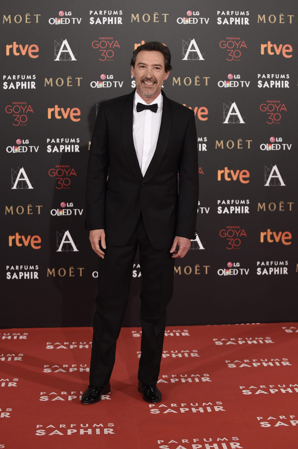 Gines García Millán en la alfombra roja de los Premios Goya