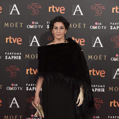 Elvira Mínguez en la alfombra de los Premios Goya 2016