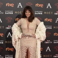 Yolanda Ramos en la alfombra roja de los Premios Goya 2016