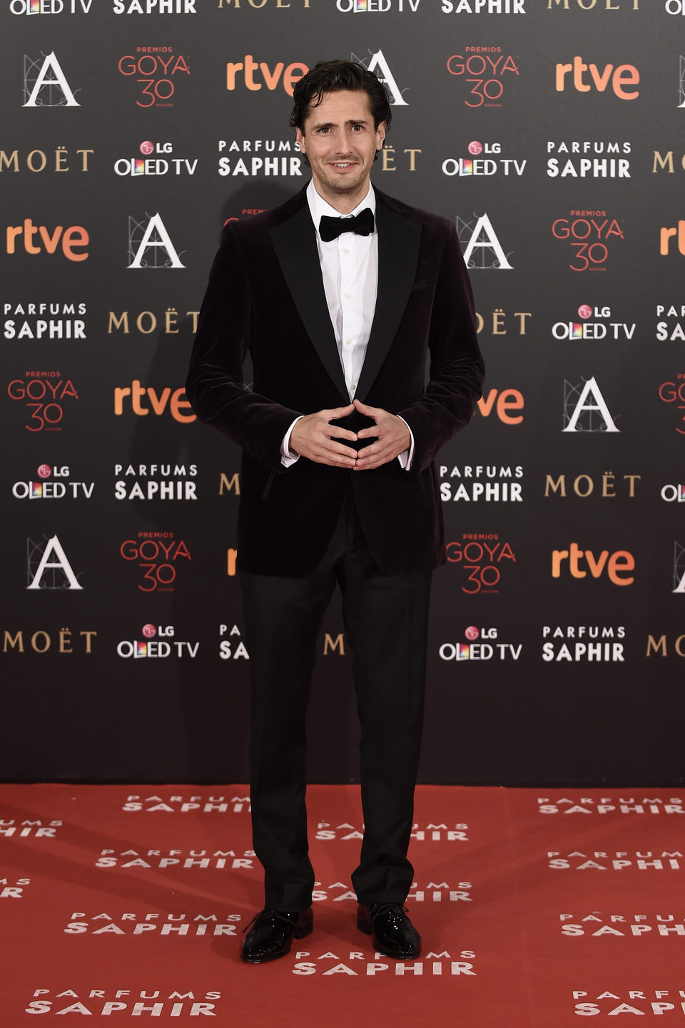 Juan Diego Botto en la alfombra roja de los Premios Goya 2016