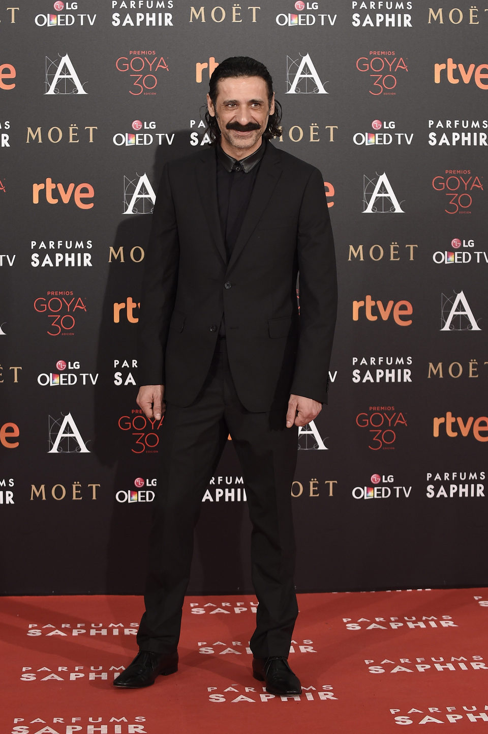 Nacho Fresneda en la alfombra roja de los Premios Goya 2016