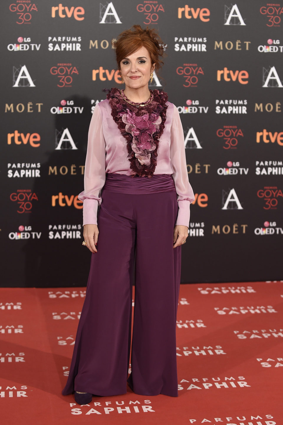 Elvira Lindo en la alfombra de los Premios Goya 2016