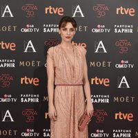 Leticia Dolera en la alfombra roja de los Premios Goya 2016