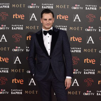 Asier Etxeandia en la alfombra de los Premios Goya 2016