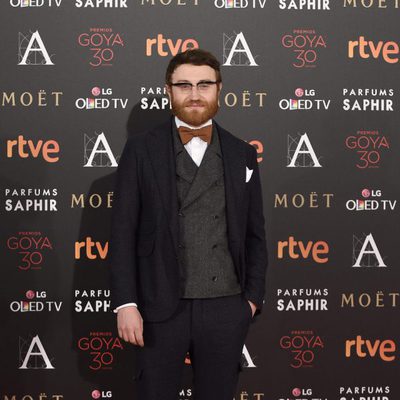 Manuel Burque en la alfombra roja de los Premios Goya 2016