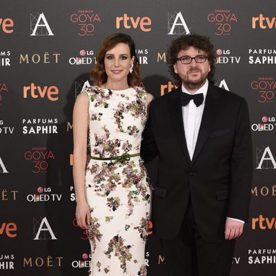 Juan Miguel del Castillo y Natalia de Molina en la alfombra roja de los Premios Goya