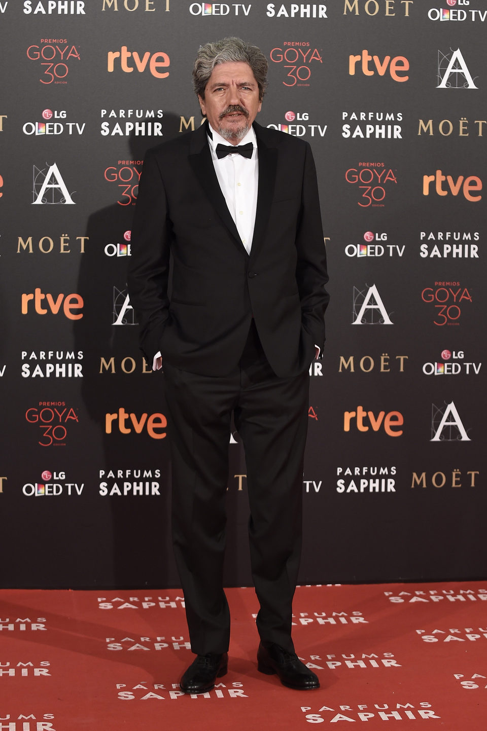 Antonio Dechent en la alfombra roja de los Premios Goya 2016