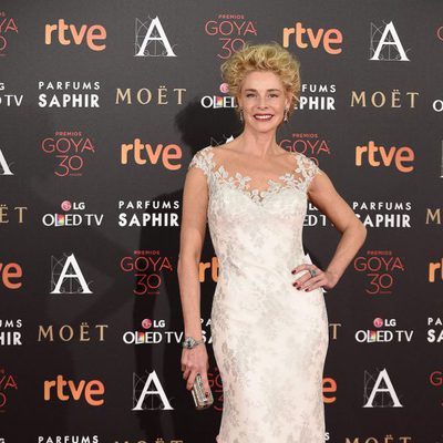 Belén Rueda en la alfombra roja de los Premios Goya 2016