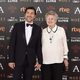 Javier Bardem y Pilar Bardem en la alfombra roja de los Premios Goya 2016