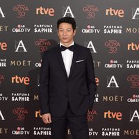 Alberto Jo Lee en la alfombra roja de los Premios Goya 2016