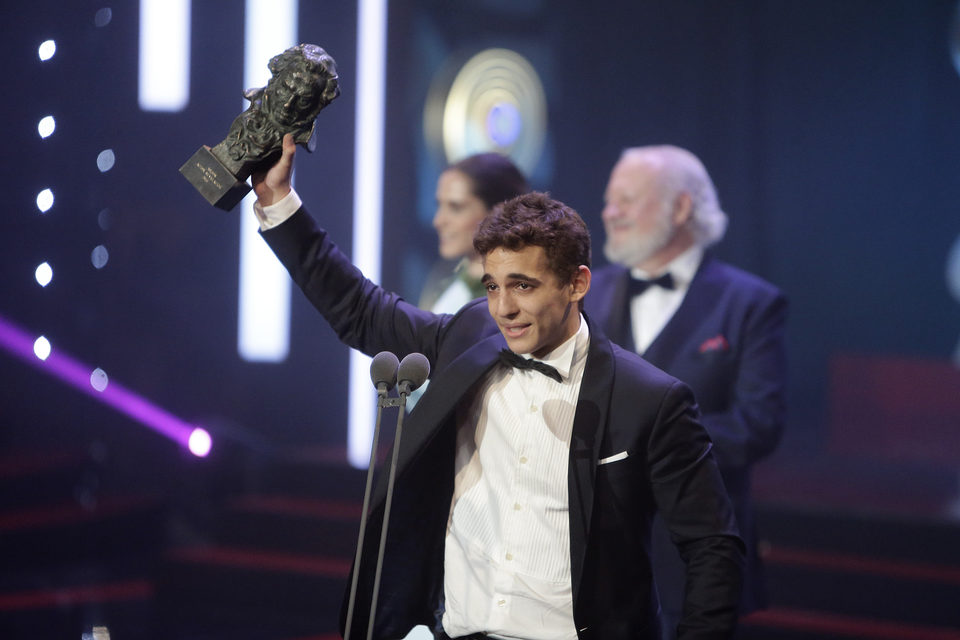 Miguel Herrán, Mejor Actor Revelación 'A cambio de nada' en los Premios Goya 2016