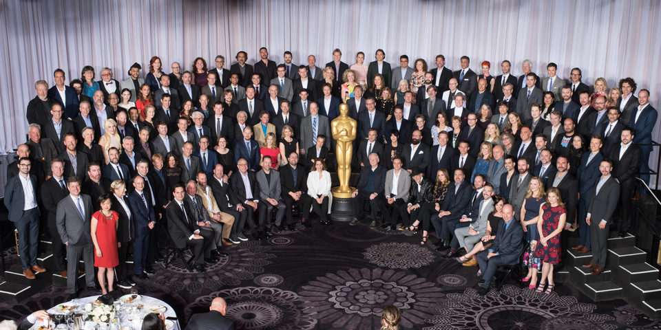 Foto de familia de los nominados a los Oscar 2016