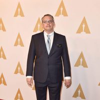 Adam McKay en la comida de nominados a los Oscar 2016