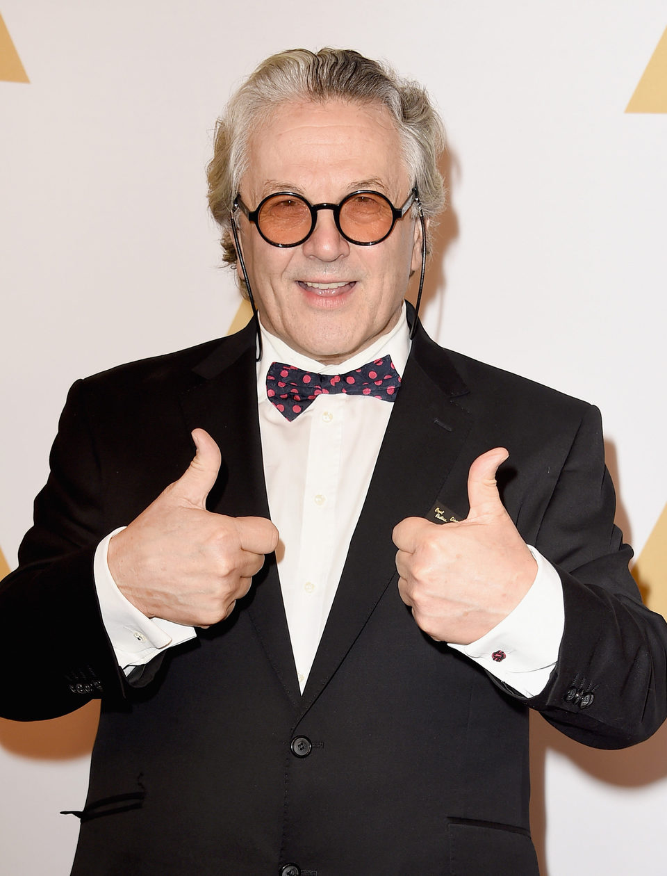 George Miller en la comida de nominados a los Oscar 2016