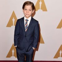 Jacob Tremblay en la comida de nominados a los Oscar 2016