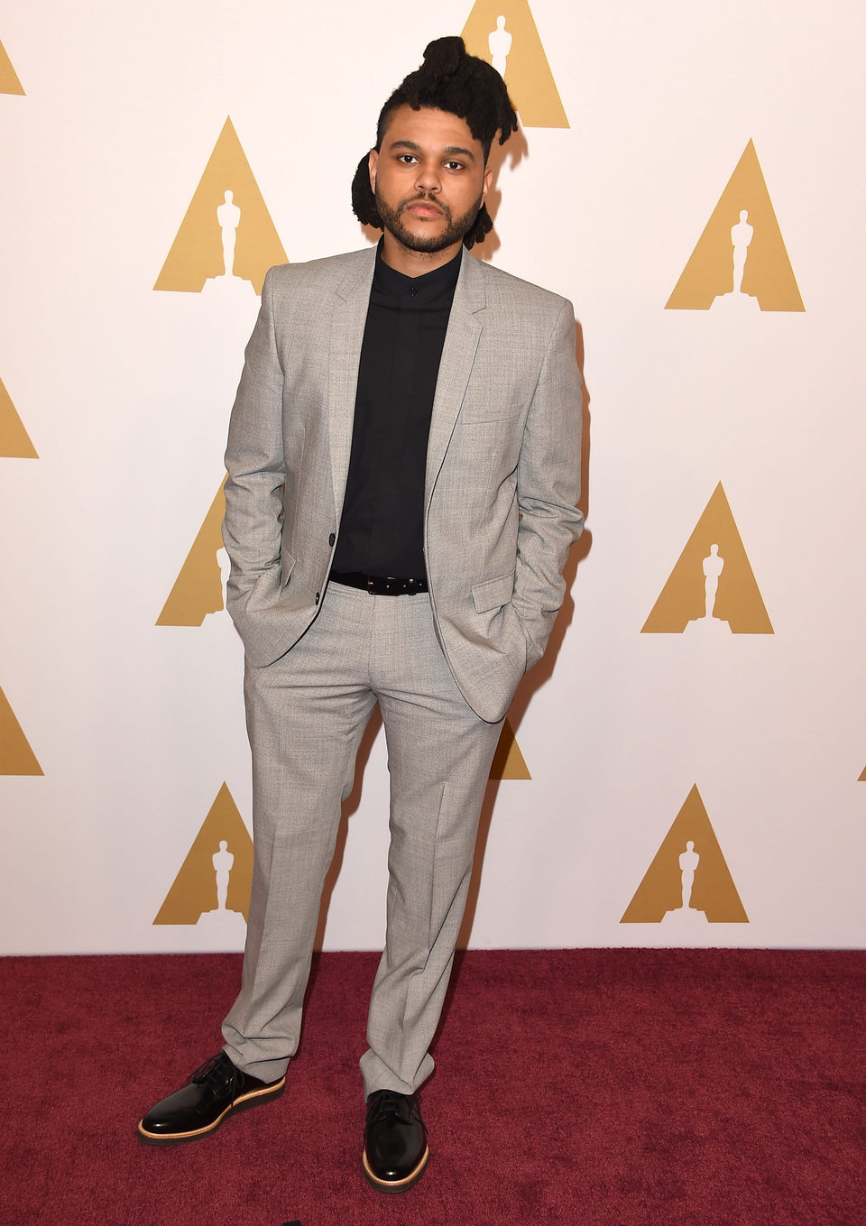 The Weeknd en la comida de nominados a los Oscar 2016