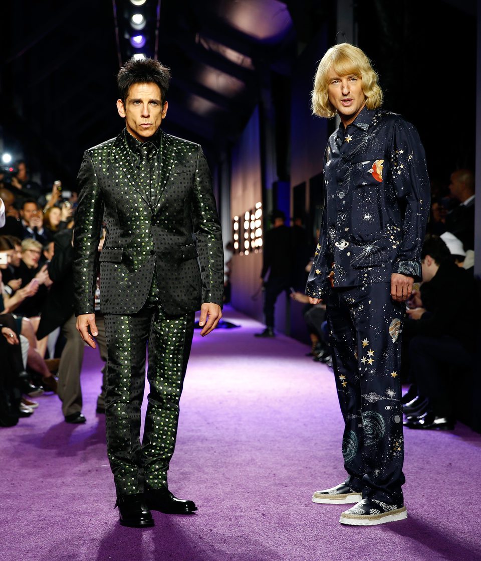 Derek y Hansel en la premiere de 'Zoolander 2' en Nueva York