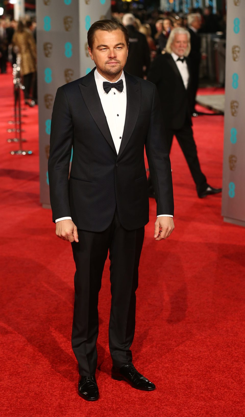 Leonardo DiCaprio en la alfombra roja de los BAFTA Awards 2016