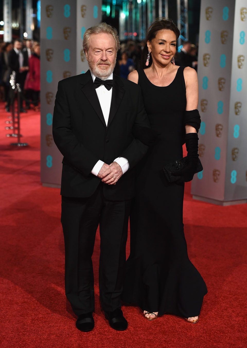 Ridley Scott en la alfombra roja de los BAFTA Awards 2016