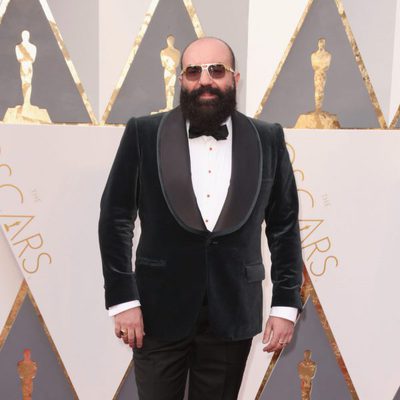 Paco Delgado en la alfombra roja de los Oscar 2016